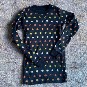 Halloween Star Print PJ Top